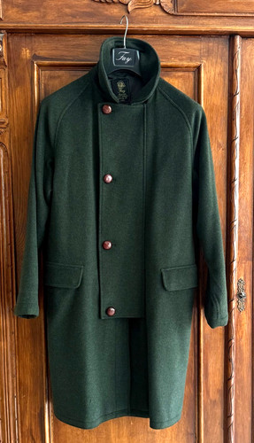 Fay loden iconic coat olive - iconic,