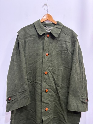 Loden cappotto monopetto - , in