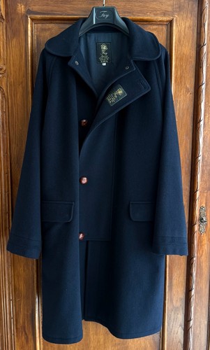 Fay loden iconic coat - loden, blu