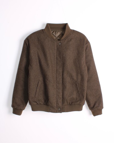Vintage wool loden bomber - loden,