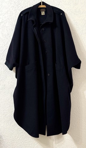 Vintage alpaca loden cape - alpaca,